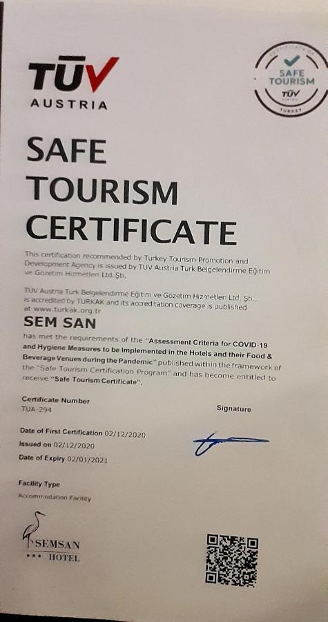 Semsan Hotel Стамбул Екстер'єр фото